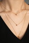 Heliophilia Silver Collar CK9456 en Rosa con Circón